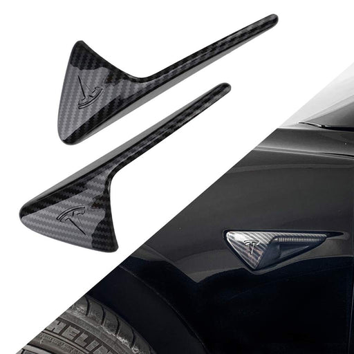 Turn Signal Indicator Cover (Carbon Fiber) | Tesla Model S/3/X/Y - S3XY Models