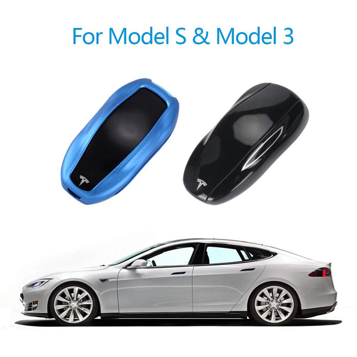 Key Fob Cover Aluminum (Blue) | Tesla Model S3X