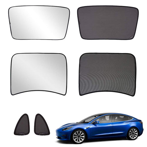 Upgrade Two-Layer Sunshade | Tesla Model 3 (6PCS) - S3XY Models