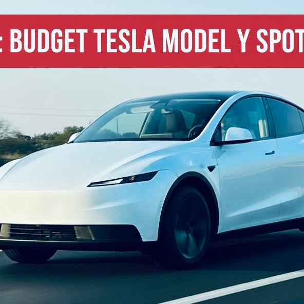 Tesla’s “Affordable” Model Y Prototype Spotted With Stripped-Down Features