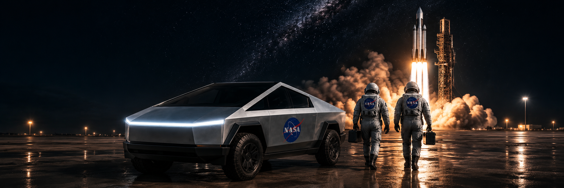 NASA Picked the Cybertruck for Astronaut Rescue