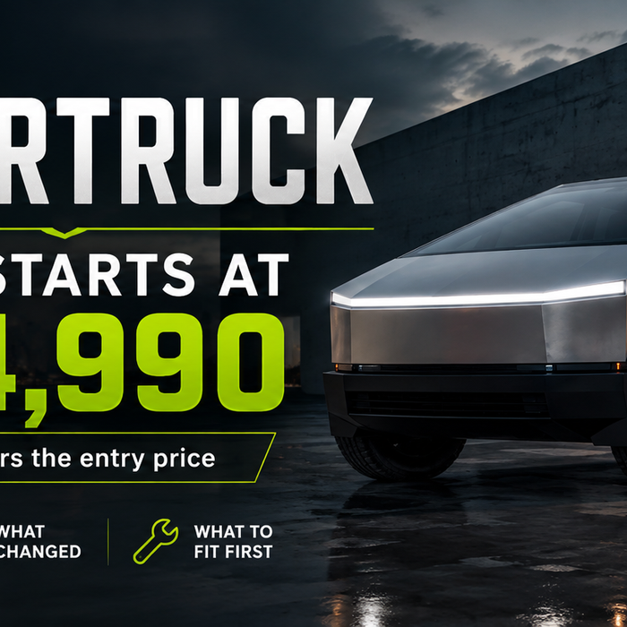 EV Bandit Cybertruck pricing update, Cybertruck now starts at $74,990
