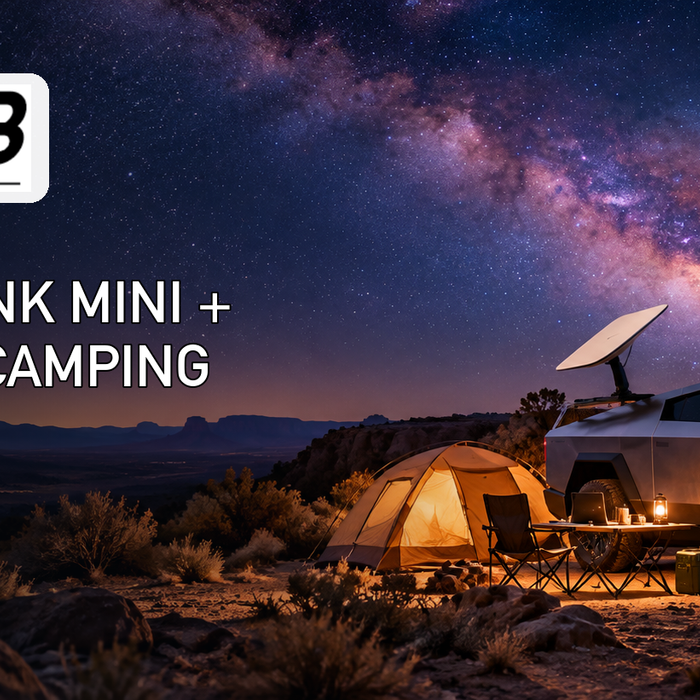 EV Bandit guide to running Starlink Mini from a Tesla camping setup