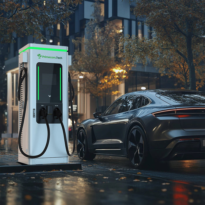 Primecom.Tech Level 3 DC Dual Dispenser EV Charger Supercharger DC Fast Charger for Electric Vehicles