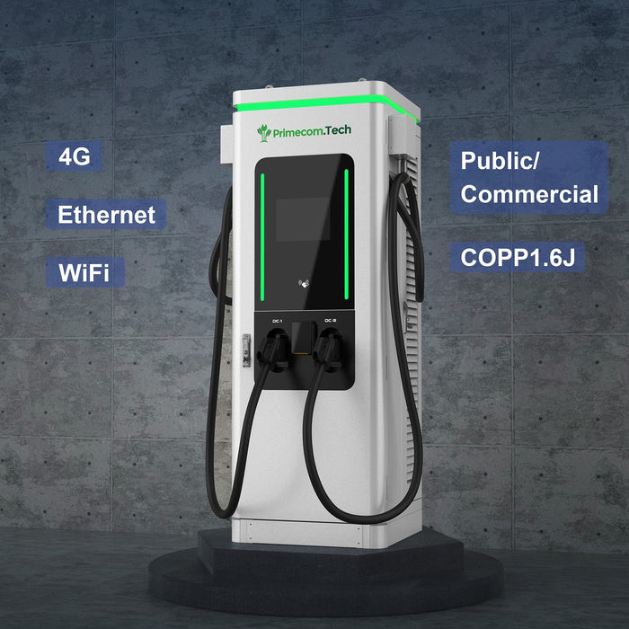 Primecom.Tech Level 3 DC Dual Dispenser EV Charger Supercharger DC Fast Charger for Electric Vehicles