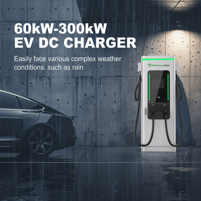 Primecom.Tech Level 3 DC Dual Dispenser EV Charger Supercharger DC Fast Charger for Electric Vehicles