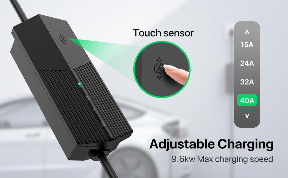 PRIMECOM 40 Amp charger adjustable current from 15A to 40A via touch button