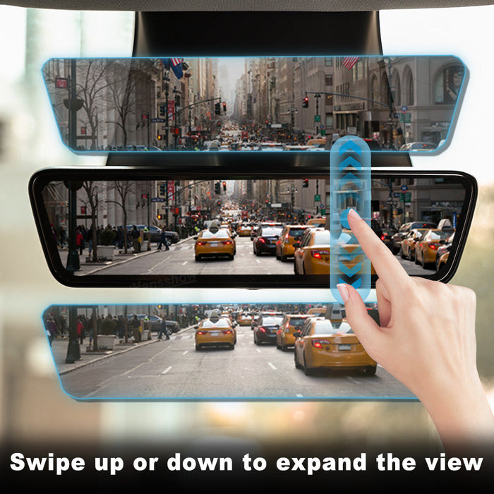 Junper Camera Model Y Juniper Stream Media Rearview Mirror Dash Cam with Front and ...