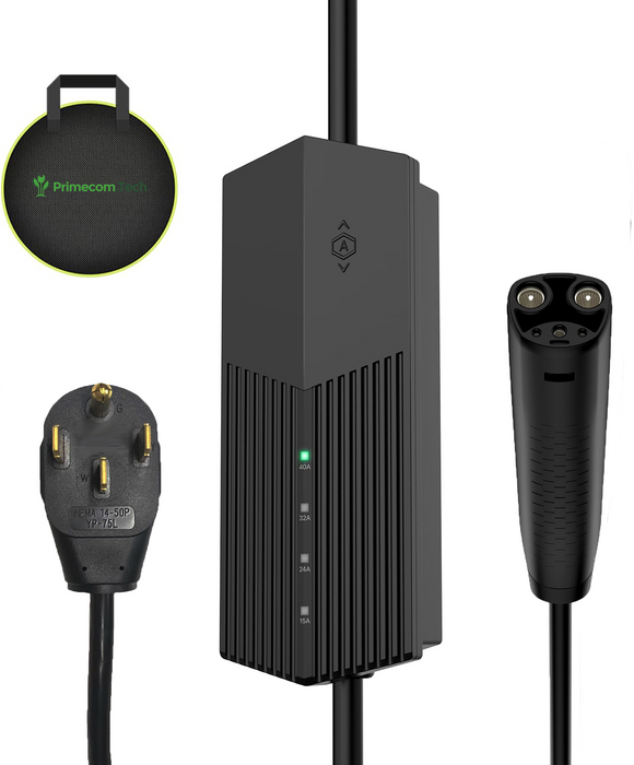 Level 2 Tesla NACS EV Charger with NEMA 14-50P plug