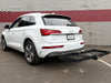 Rear view of Audi Q5 with concealed EcoHitch X7397 2-inch receiver