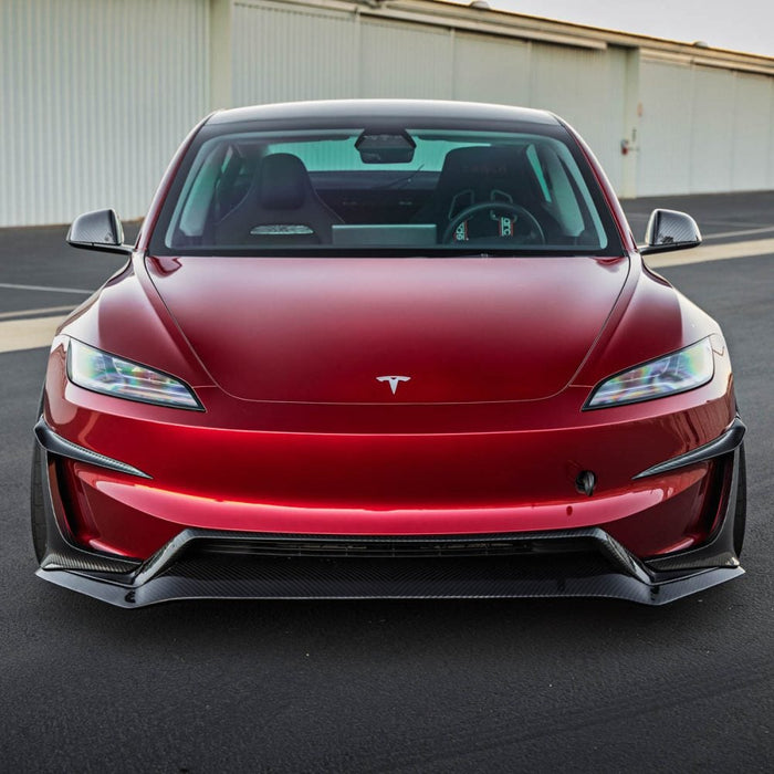 Tesla Model 3 Performance (2024+) Carbon Fiber Front Aero Kit