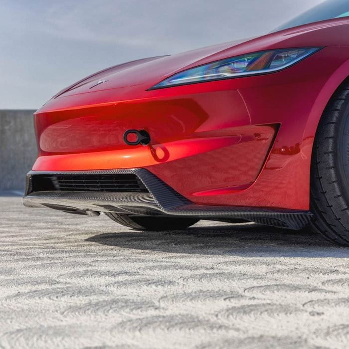 Tesla Model 3 Performance (2024+) Carbon Fiber Front Lip Spoiler