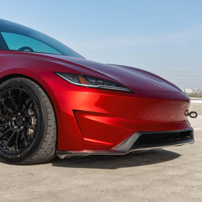 Tesla Model 3 Performance (2024+) Carbon Fiber Front Lip Spoiler