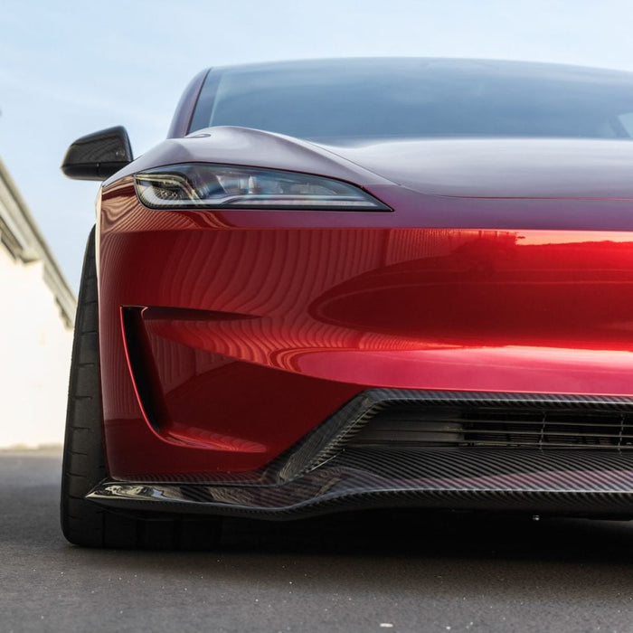 Tesla Model 3 Performance (2024+) Carbon Fiber Front Racing Diffuser