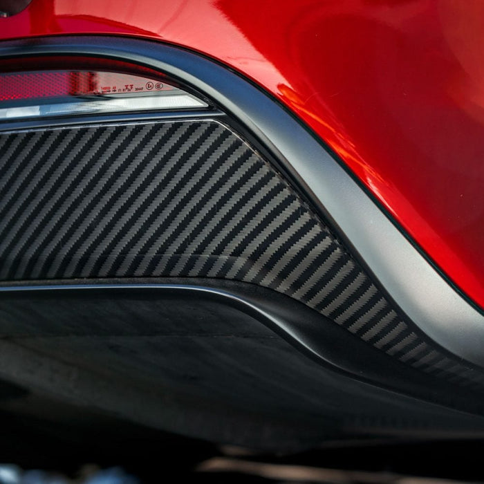 Tesla Model 3 (2024+) Carbon Fiber Rear Diffuser Trim