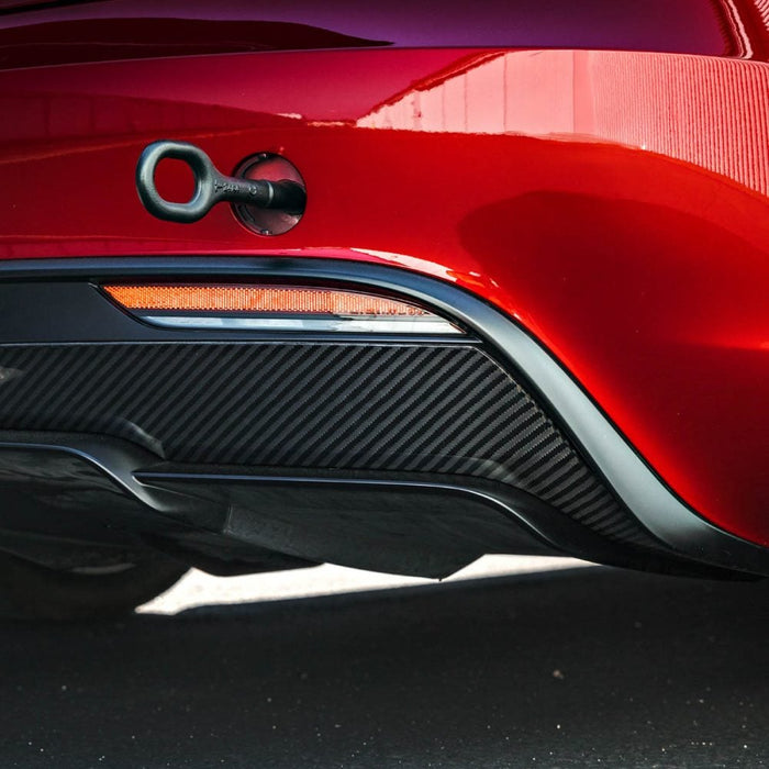 Tesla Model 3 (2024+) Carbon Fiber Rear Diffuser Trim