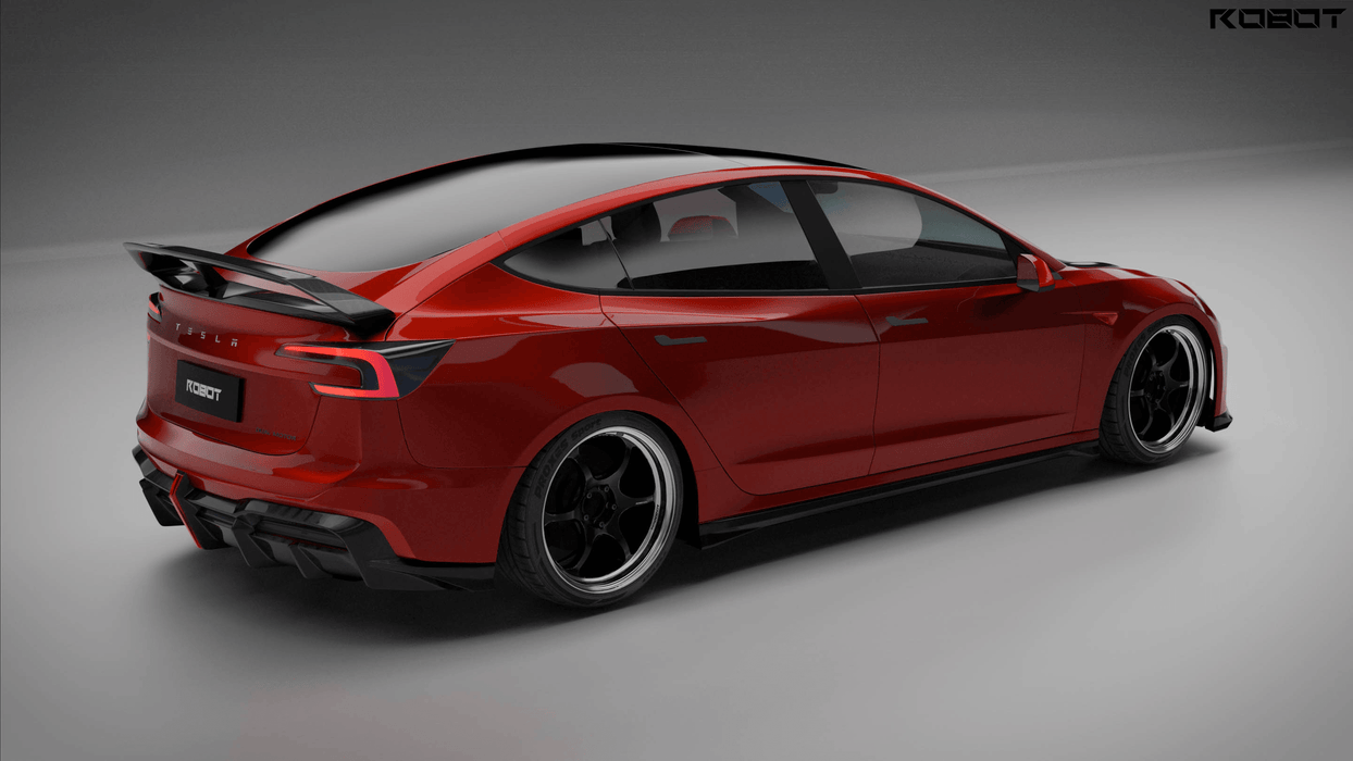 HACKER Full Body Kit on Tesla Model 3