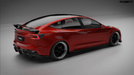 HACKER Full Body Kit on Tesla Model 3