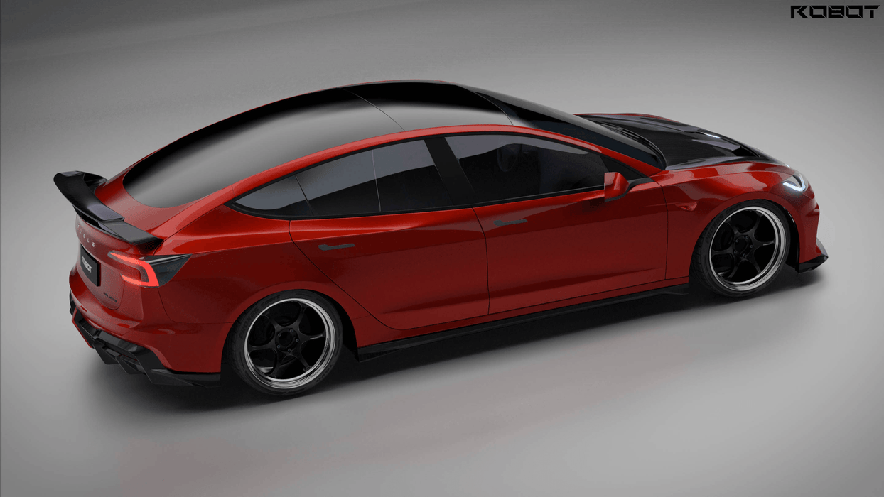 HACKER Full Body Kit on Tesla Model 3