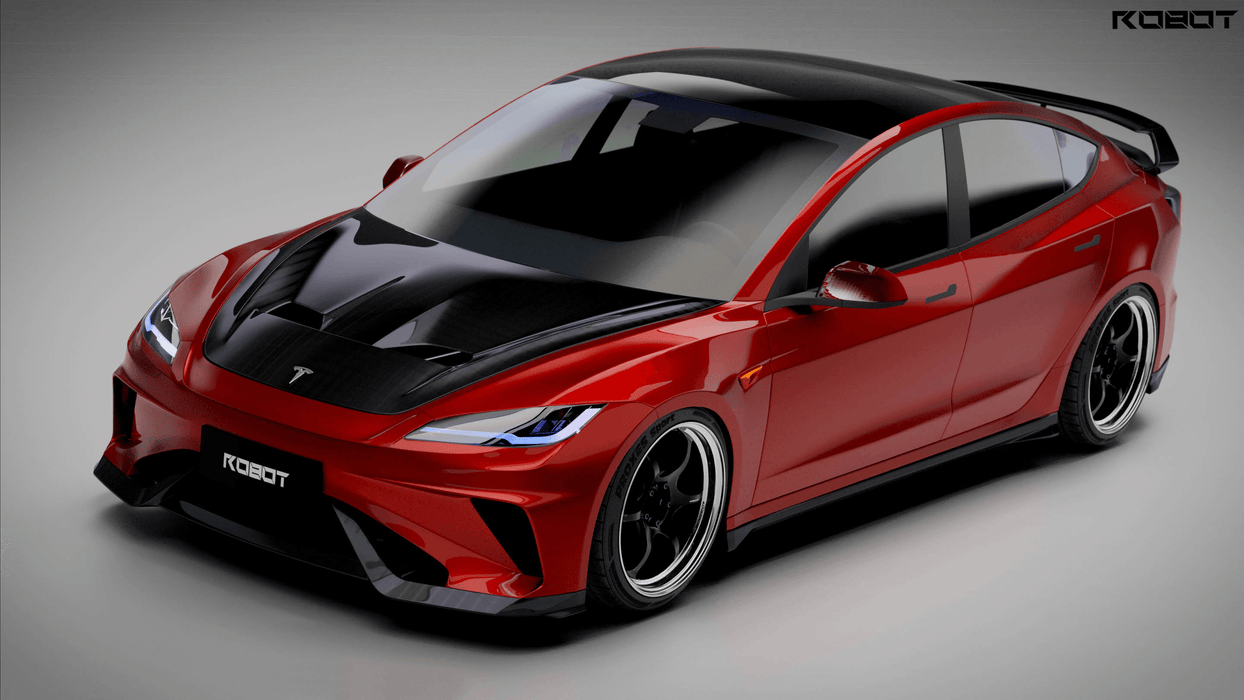 HACKER Full Body Kit on Tesla Model 3