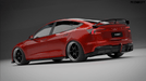 HACKER Full Body Kit on Tesla Model 3