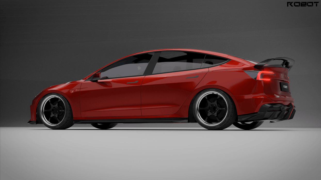 HACKER Full Body Kit on Tesla Model 3
