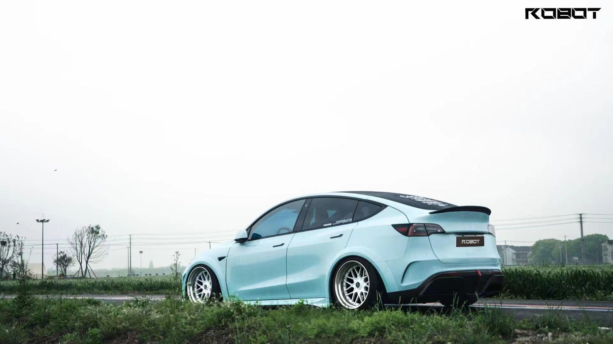 Robot Craftsman "STARSHIP" Widebody Wheel Arches for Tesla Model Y Performance AWD Carbon Fiber/FRP