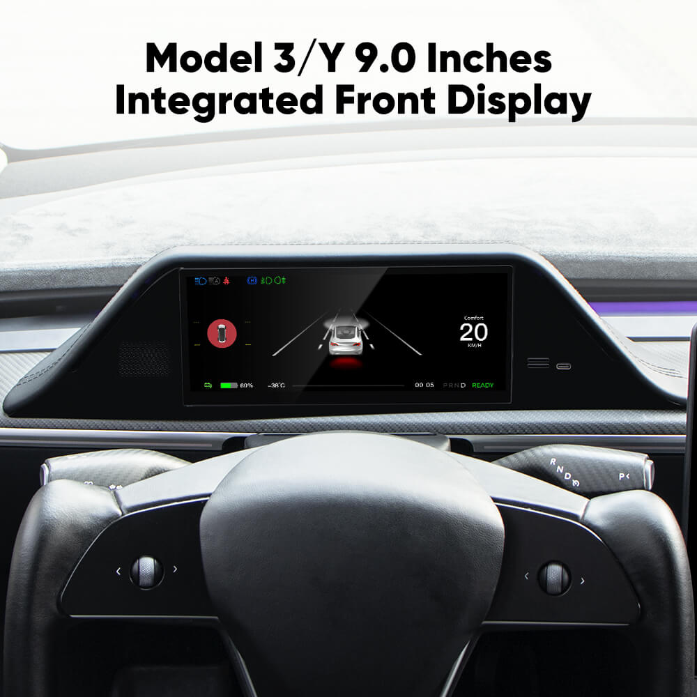 FY9 Carplay Dashboard Screen for Tesla Model 3/Y: Enhanced Safety ...
