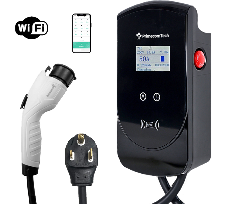 Primecom 50 Amp 12kW Level 2 Electric Vehicle (EV) Charger