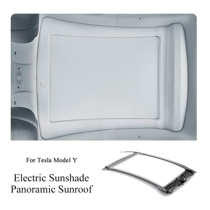 Motorized Retractable Sunshade Roof for Heat Insulation | Tesla Model Y 2020-2024