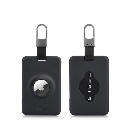 Custodia Protettiva Per Tesla Keycard Con AirTag – Silicone Morbido, Portachiavi, 2 Pezzi, Per Model 3/Y/S/X - 4