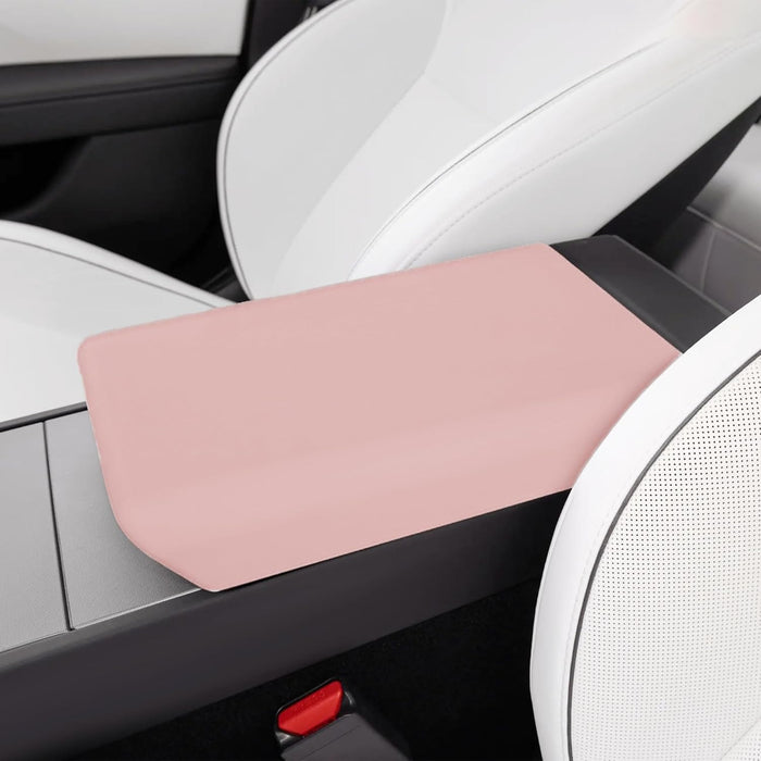 Center Console Cover 5-Piece Set | Pink Interior Accessories for Tesla Model 3 Highland & Model Y Juniper