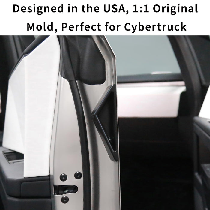 Tesla Cybertruck 2024-2025 Door Handles - Anti-Fingerprint, 4-Pack (Black)