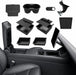 Foronetry 10-Piece Center Console Organizer for 2025-2026 Tesla Model Y Juniper Premium & Performance Black