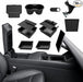 Foronetry 10-Piece Center Console Organizer for 2025-2026 Tesla Model Y Juniper Premium & Performance Black
