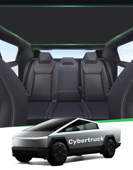 Tesla Cybertruck Roof Sun Shade - No Gaps, No Sag, Foldable Heat Insulation & Privacy Protection