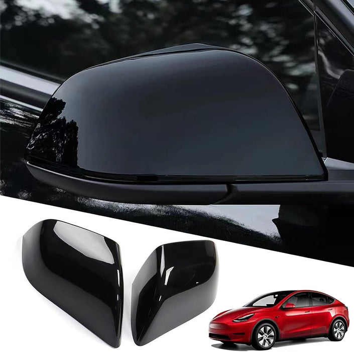 YHCDSEA Rearview Mirror Guard Cover for 2025-2026 Tesla Model Y Juniper
