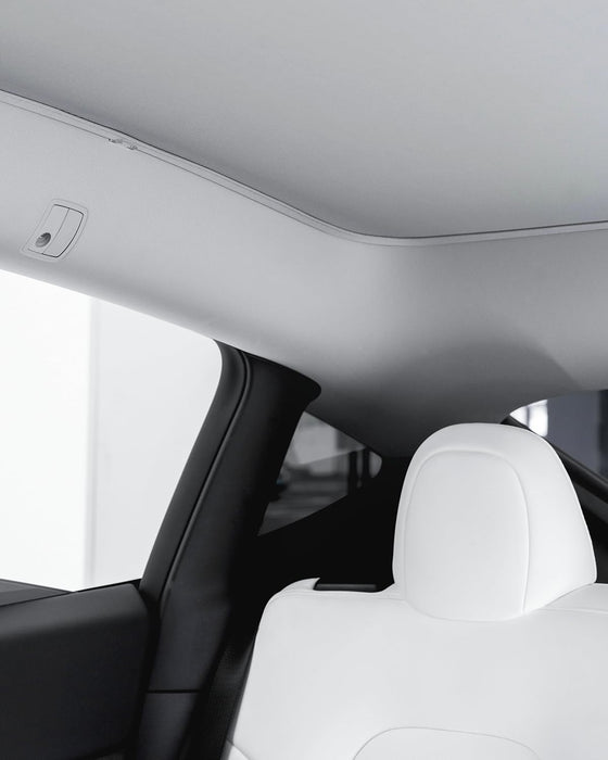 Non-Sag Glass Roof Sunshade with Storage Bag, Foldable Sunroof Shade with Heat Insulation Cover | 2021-2024 Model Y