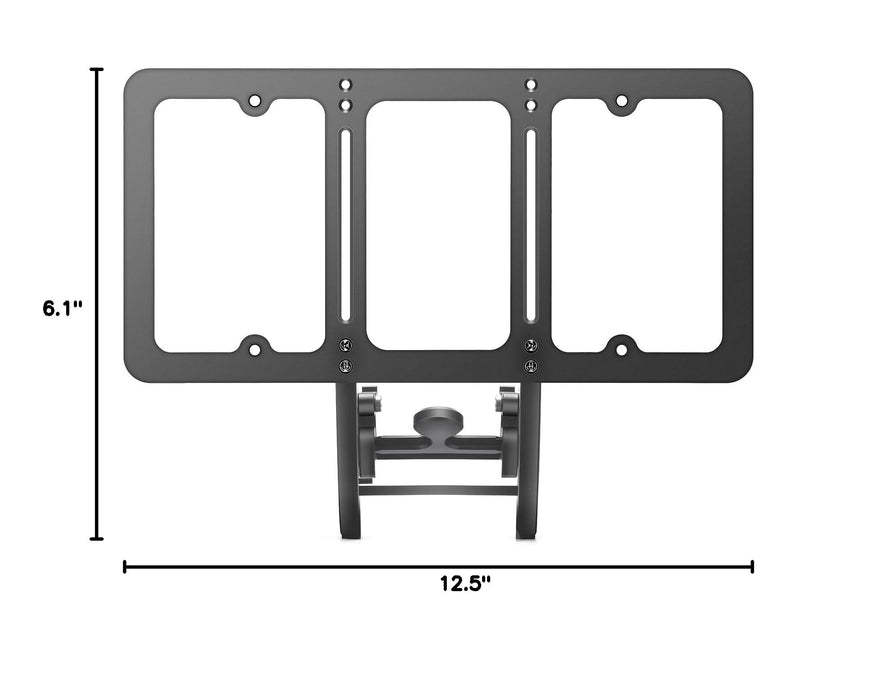 Tesla Model 3 Highland 2024 Lockable Front License Plate Holder - Height-Adjustable, No-Drill, Anti-Theft