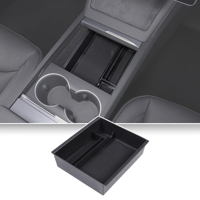 Tesla Model 3 Highland 2024 Center Console Organizer - Armrest Storage Box & Privacy Divider, ABS