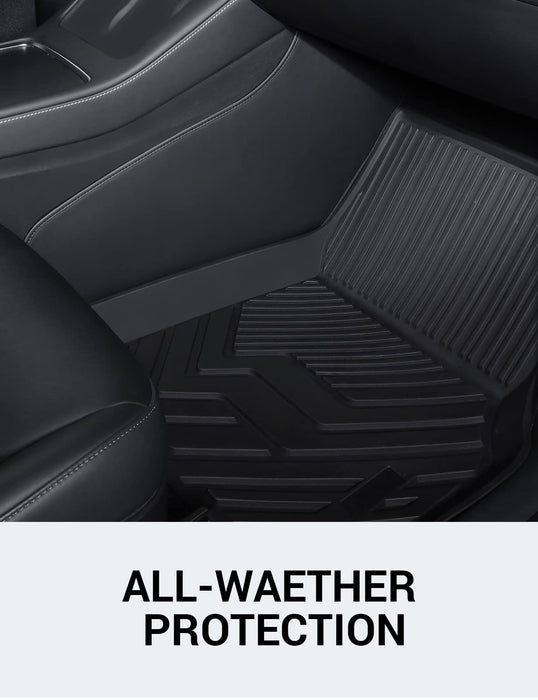 Center Console Side Anti-Kick Mats Waterproof & Dust Resistant Protector Cover Leather Pad | Tesla Model Y 2020 - 2024