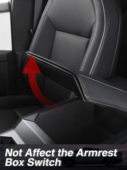 Tesla Cybertruck 2024-2025 Center Console Armrest Cover - TPE Scratch-Resistant Protector