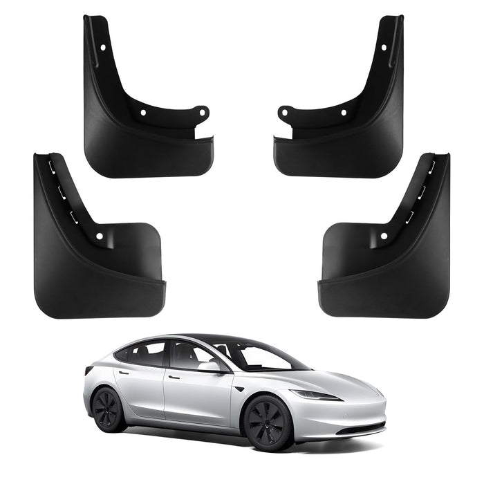 Tesla Model 3 Highland 2024-2025 Mud Flaps - No Drilling, All-Weather Splash Guards (Set of 4)