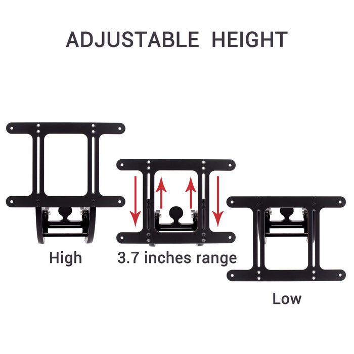 Tesla Model 3 Highland 2024 Lockable Front License Plate Holder - Height-Adjustable, No-Drill, Anti-Theft