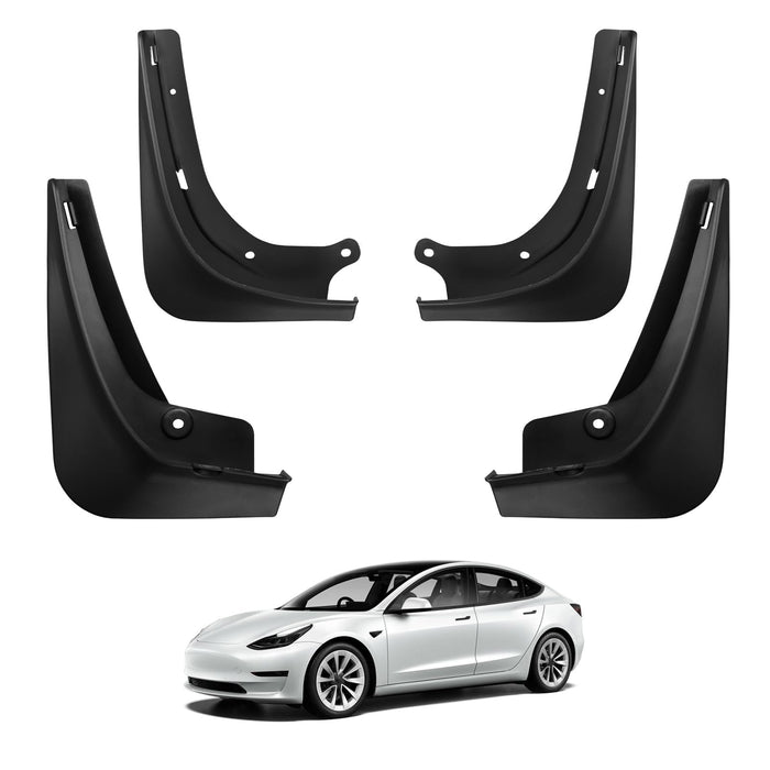 Tesla Model 3 Highland 2024-2025 Mud Flaps - No Drilling, All-Weather Splash Guards (Set of 4)