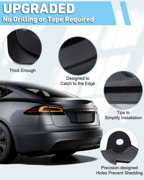 NEW Tesla Model S Mud Flaps Splash Guards (2021-2024) | [No Drilling] 4PCS
