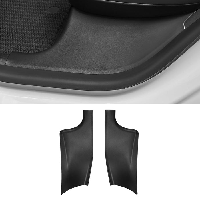 2PCS Rear Door Sill Protector Rear Door Car Pedal Kick Protection (NOT Fit 7 Seater) | 5 Seater Tesla Model Y 2021 - 2024