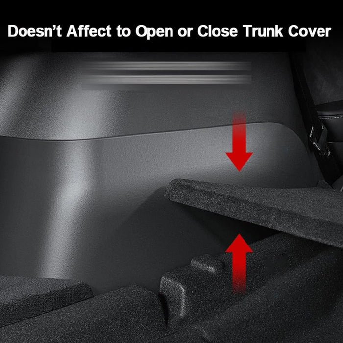 Trunk Side Guards TPE Cover for Tesla Model Y 2022 2021 2020 Rear Trunk Side Protector Cover (Not for 2023+)