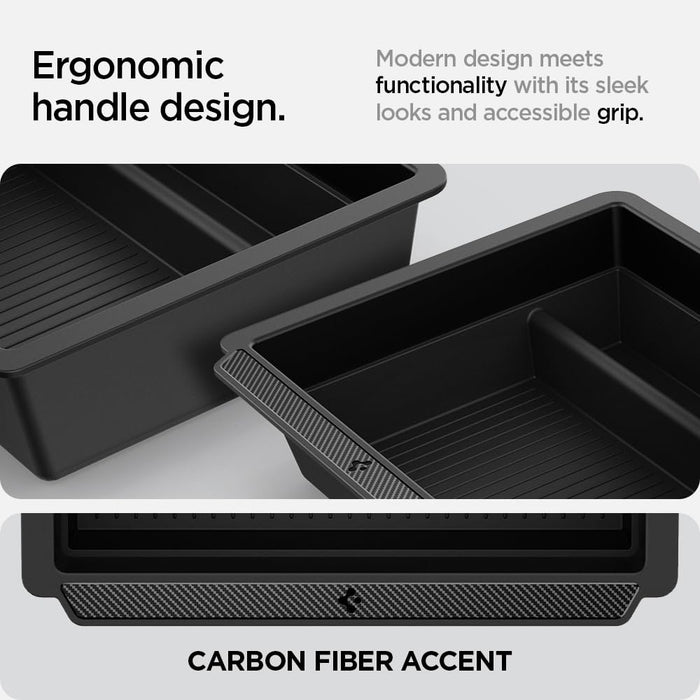 Center Console Organizer [Non-Slide] Carbon Edition for Tesla Model 3 Highland 2024-2025 Refresh