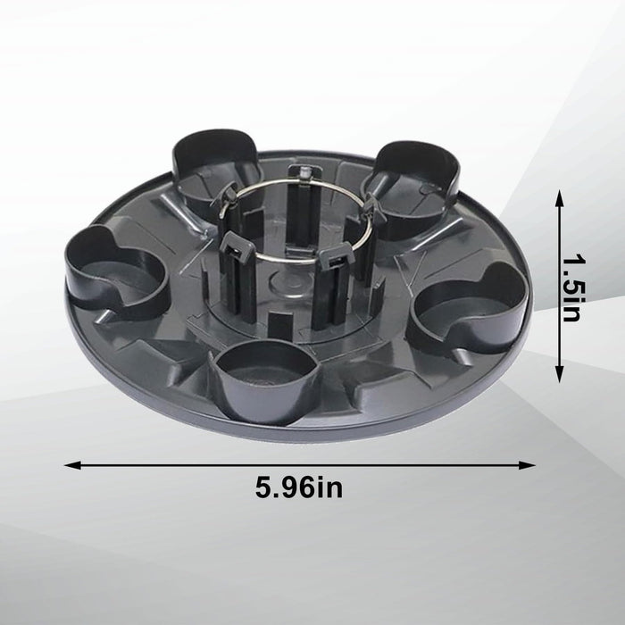 Tesla Model 3 Highland 2024 Wheel Hub Caps - Matte Black Center Covers, Set of 4